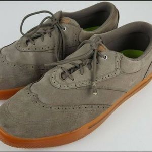 Nike Lunarlon Golf Shoe - Grey Suede